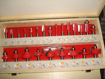 TC-024A มือ Router เครื่องอะไหล่ 24pcs TCT Router Bit ตั้งค่าสำหรับงานไม้