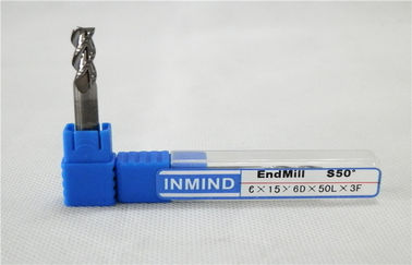 เกลียวเคลือบ TiAlN บอลจมูก End Mills, ลองขลุ่ย End Mills สำหรับการตัดอลูมิเนียม