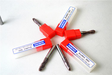 ที่มีประสิทธิภาพสูง HRC60 CNC เครื่องมือทังสเตนคาร์ไบด์ End Mills ตัดความแม่นยำสูง