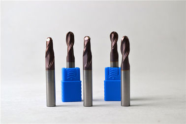 CNC เรียวจมูก Ball End Mill TiAlN เคลือบคาร์ไบด์เครื่องมือตัดทองแดง
