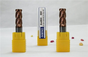 HRC60 รัศมีมุม End Mill / มาตรฐาน End Mills สำหรับความแข็งสูง