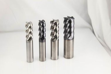 ซีเอ็นซีคาร์ไบด์ความเร็วสูง End Mills ตัด TiAlN เครื่องมือตัดเคลือบ