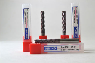 ที่กำหนดเองแข็งคาร์ไบด์ไมโคร End Mills ยาวก้านเคลือบเครื่องมือตัด