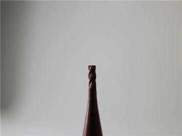 ความเร็วสูงมิลลิ่งไมโคร End Mills Standard 2 ขลุ่ยเครื่องมือตัด HR C60