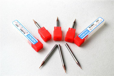 ที่กำหนดเองแข็งคาร์ไบด์ไมโคร End Mills TIALN เคลือบบอล 0.3um จมูก Endmill